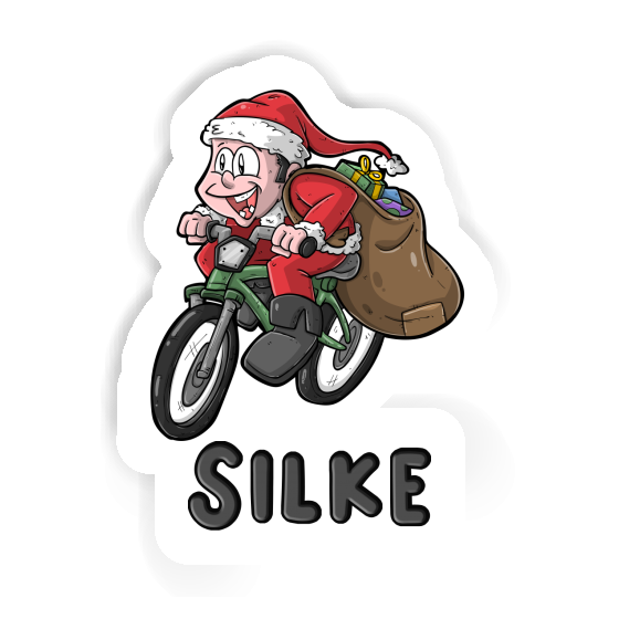 Sticker Silke Bicycle Rider Image