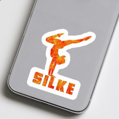 Silke Sticker Yoga Woman Gift package Image