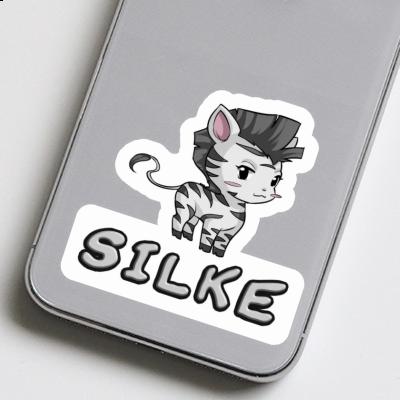 Silke Sticker Zebra Laptop Image