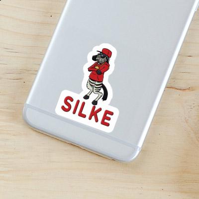 Silke Sticker Zebra Laptop Image