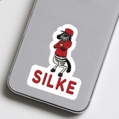 Sticker Silke Zebra Gift package Image