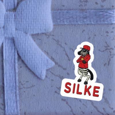 Sticker Silke Zebra Image