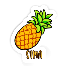 Sima Sticker Pineapple Image