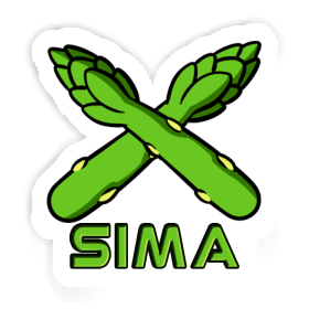 Sticker Asparagus Sima Image