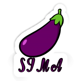 Aubergine Sticker Sima Image