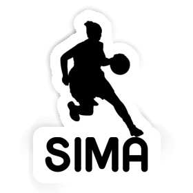 Sticker Basketball Player Sima Image