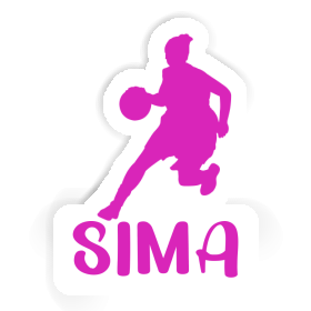 Sticker Sima Basketball Player Image