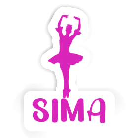 Sima Sticker Ballerina Image