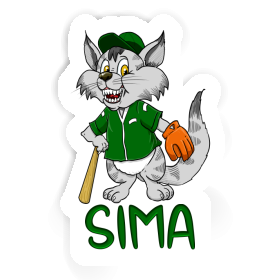 Sticker Sima Cat Image