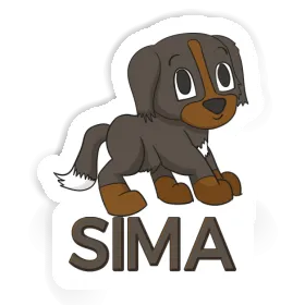 Sima Sticker Mountain Dog Image