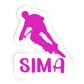 Sima Sticker Biker Image