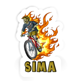 Biker Sticker Sima Image