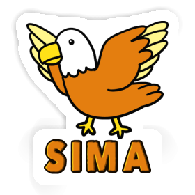 Sticker Sima Bird Image