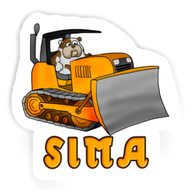 Bulldozer Sticker Sima Image