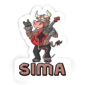 Sima Sticker Bull Image