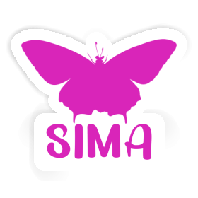 Butterfly Sticker Sima Image