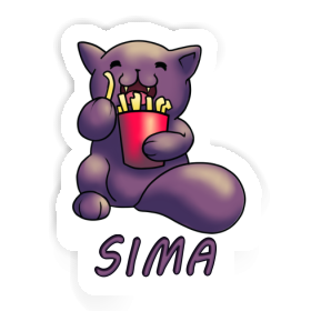 Sticker French Fry Sima Image