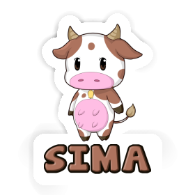 Sima Sticker Cow Image