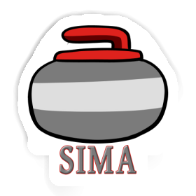 Sticker Sima Curling Stone Image