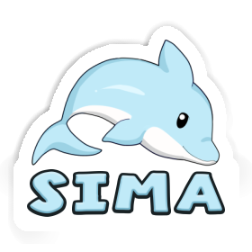 Dolphin Sticker Sima Image