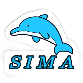 Dolphin Sticker Sima Image