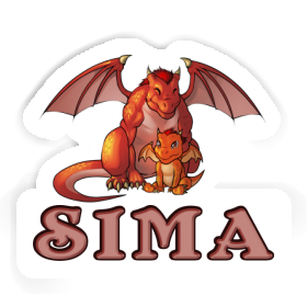 Sima Sticker Drache Image