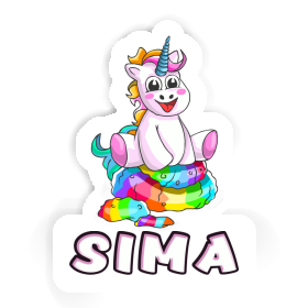 Sticker Baby-Unicorn Sima Image