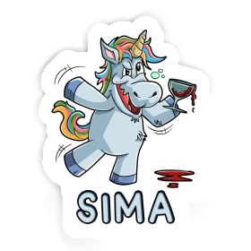 Sima Sticker Unicorn Image