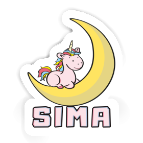 Sticker Sima Moon Unicorn Image