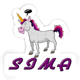 Sticker Unicorn Sima Image