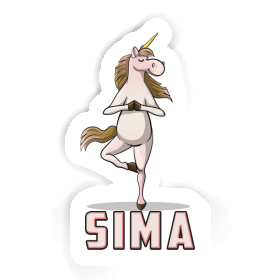 Sticker Sima Unicorn Image