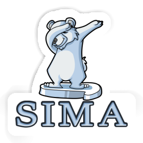 Sima Sticker Polar Bear Image