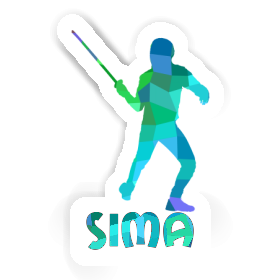 Fencer Sticker Sima Image