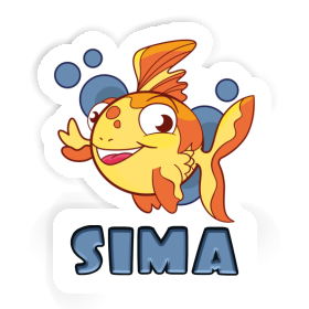 Fish Sticker Sima Image