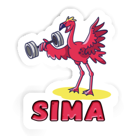 Sticker Weight Lifter Sima Image