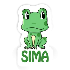 Sticker Frog Sima Image