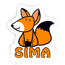 Sima Sticker Fox Image