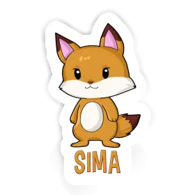 Sticker Sima Fox Image