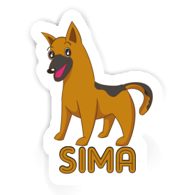 Sticker Sima German Shepherd Image