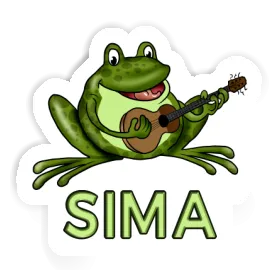 Sticker Frog Sima Image