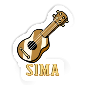 Sticker Sima Guitar Image