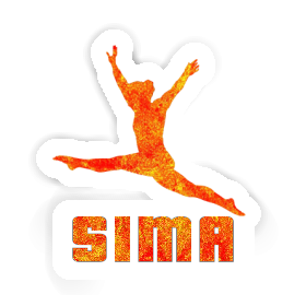 Sticker Sima Gymnast Image