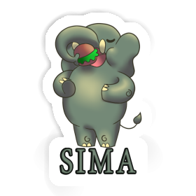 Sima Sticker Elephant Image