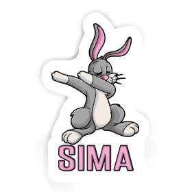 Sima Sticker Dabbing Hare Image