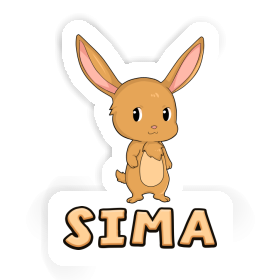 Sticker Sima Easter Bunny Image