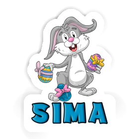 Sima Sticker Easter Bunny Image