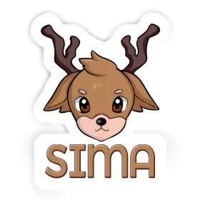 Sima Sticker Deer Image