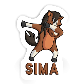 Horse Sticker Sima Image