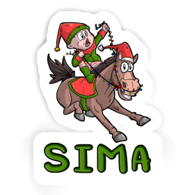 Sticker Horse Sima Image