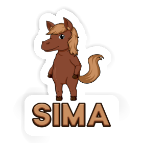 Sima Sticker Horse Image